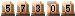 57305