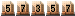 57357