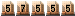 57555