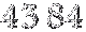4384