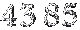 4385