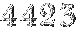 4423